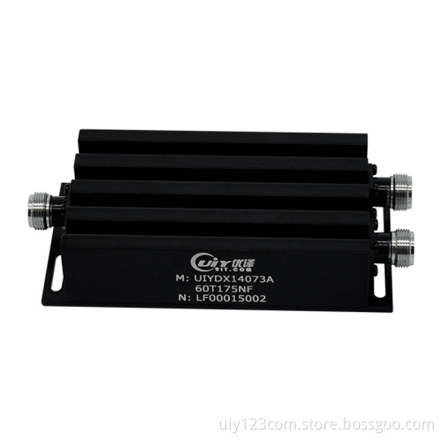 VHF Band 60 to 175MHz RF Duplexer with High Isolation 50dB